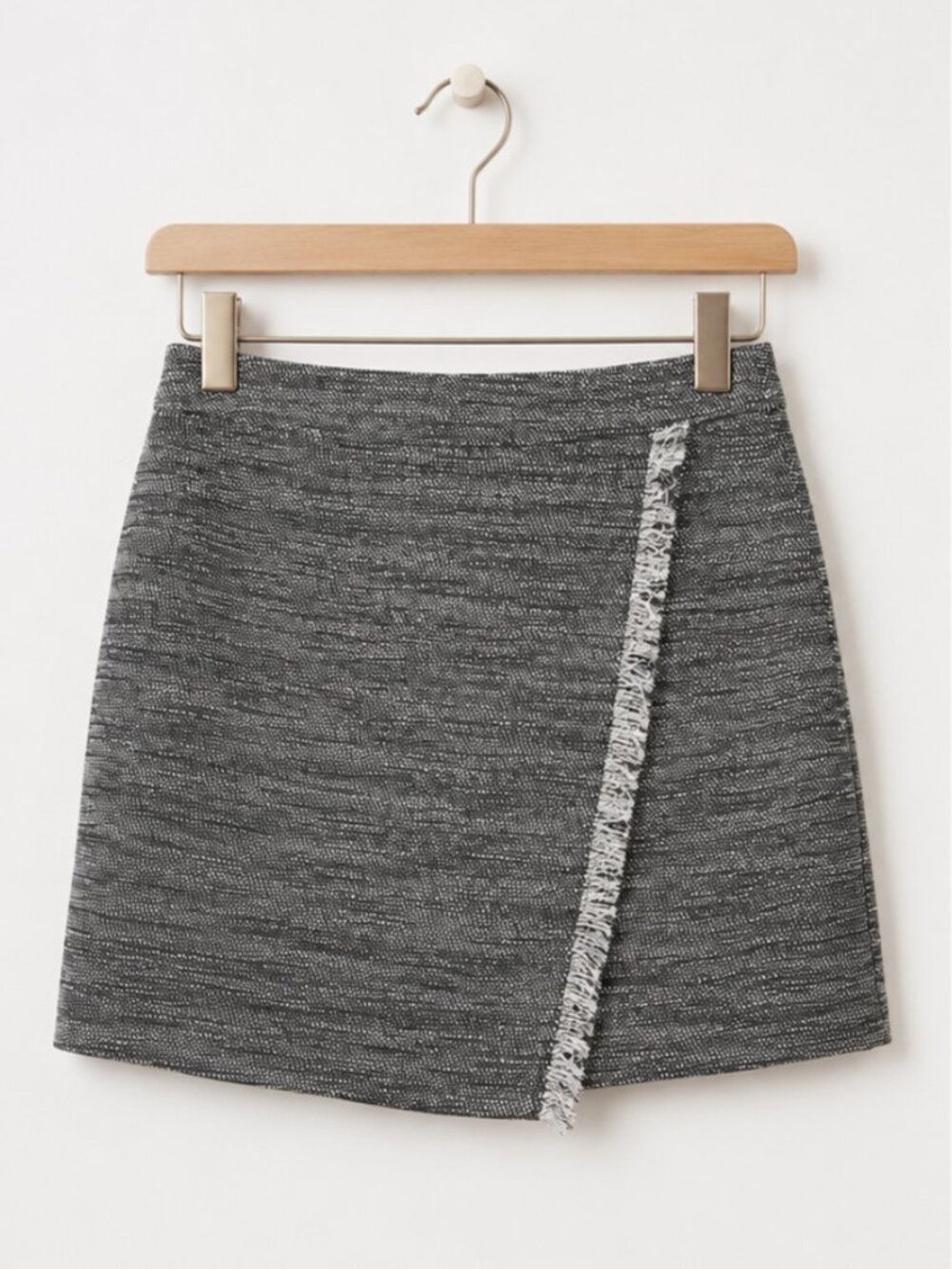LOFT A-Line Faux Wrap Skirt - Size 8 Petite - NWT